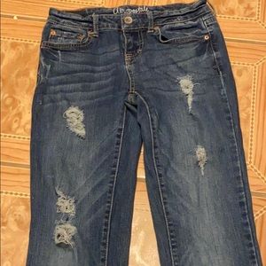 Boyfriend/skinny jeans